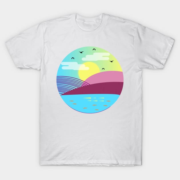 magical landscape T-Shirt by VISUALIZED INSPIRATION